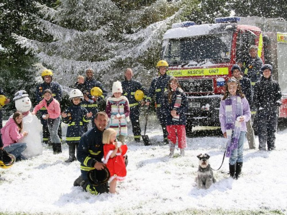 Fallender Schnee Design 4